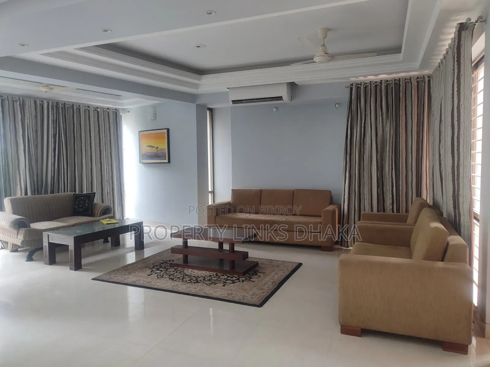 Furnished 4bdrm Apartment in Property Links Dhaka, Gulshan for Rent in Gulshan