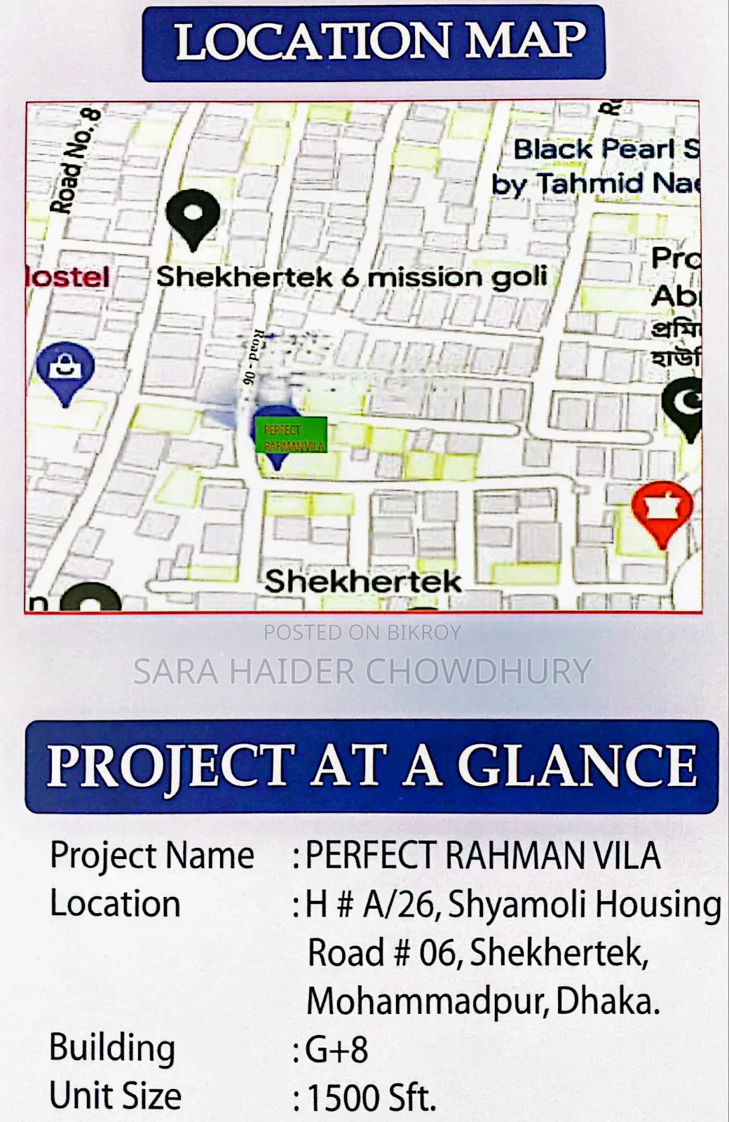 3bdrm Apartment in Shyamoli for Sale in Shyamoli
