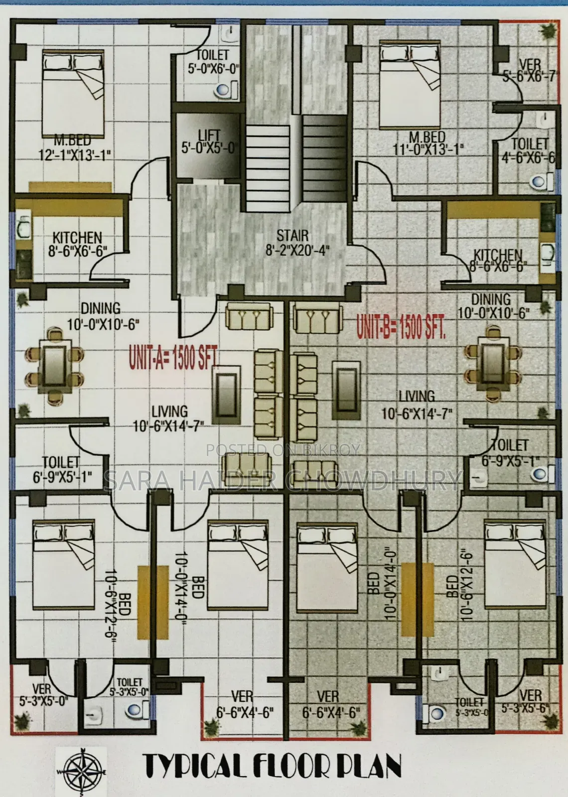 3bdrm Apartment in Shyamoli for Sale in Shyamoli