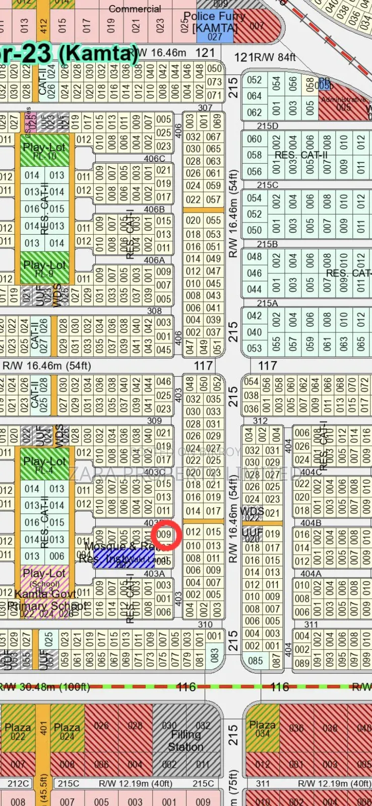 Buy a premium 3 Katha East-North corner plot in Sector 23 at a great price. in Purbachal