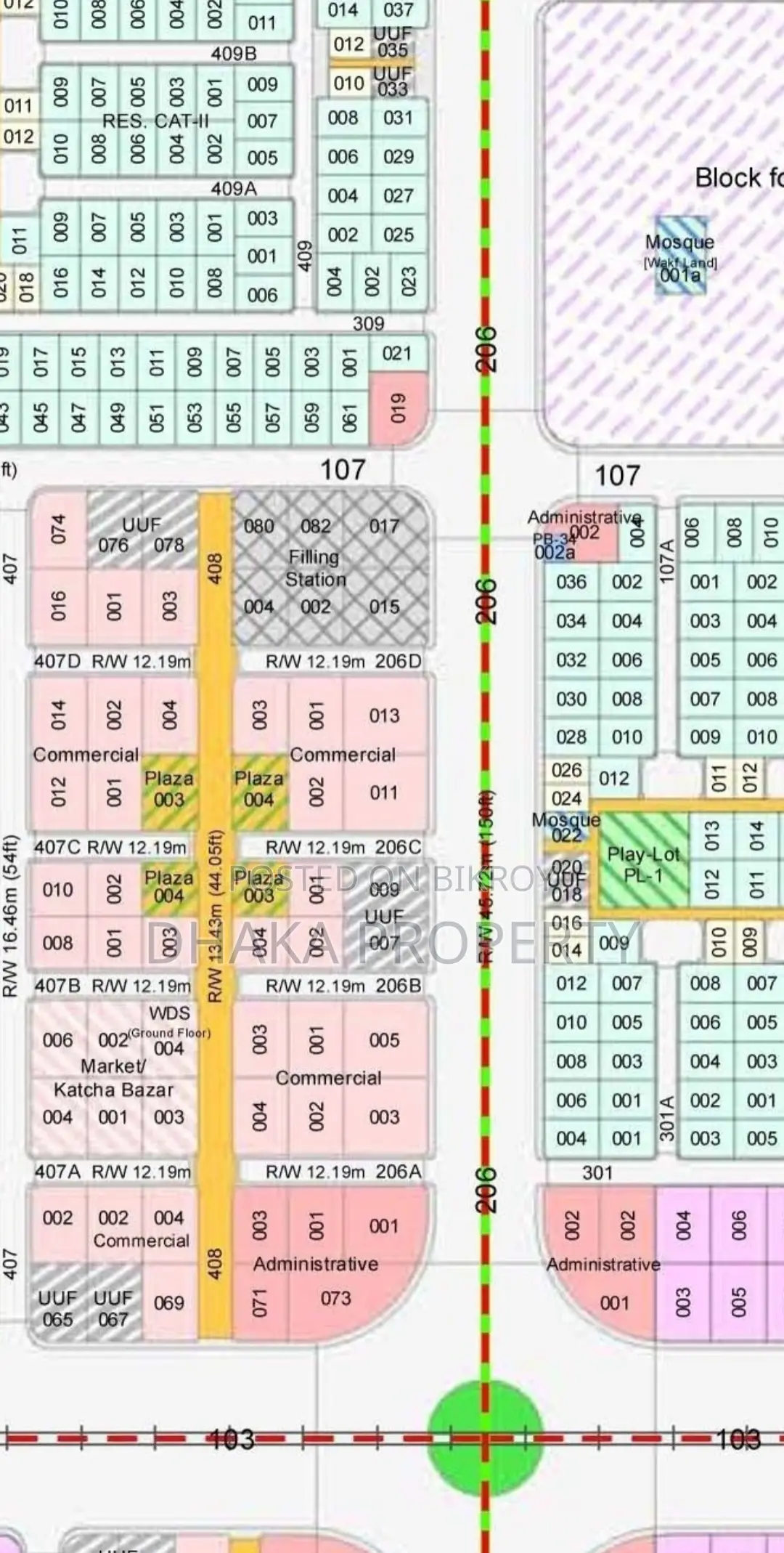 Nearby 150ft 5 Katha Park South Sector-11 in Purbachal
