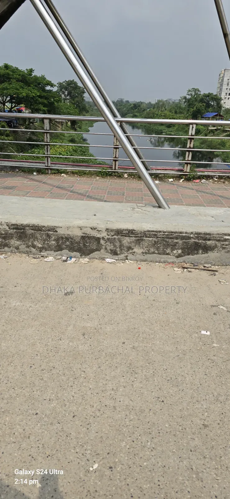 10 Katha Lake View South-Facing Corner Plot for Sale in Purbachal