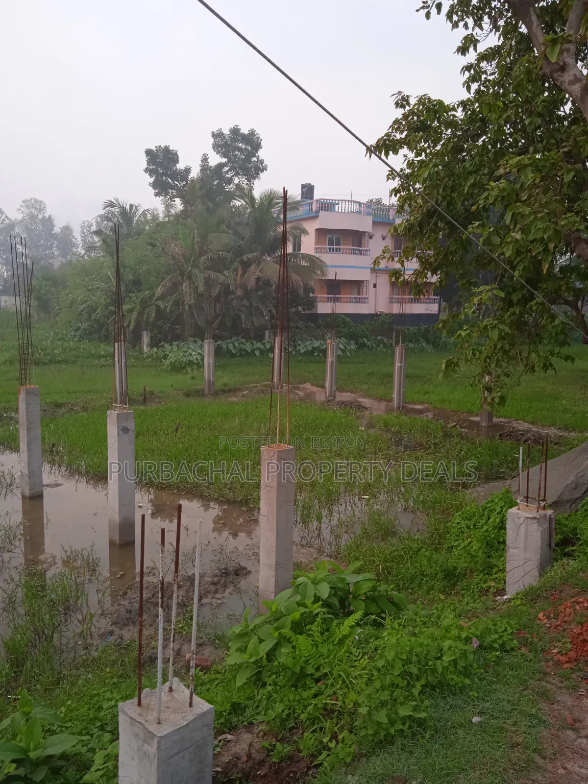 5 decimal land for sale adjacent to Demra-Kaliganj main road in Purbachal in Purbachal