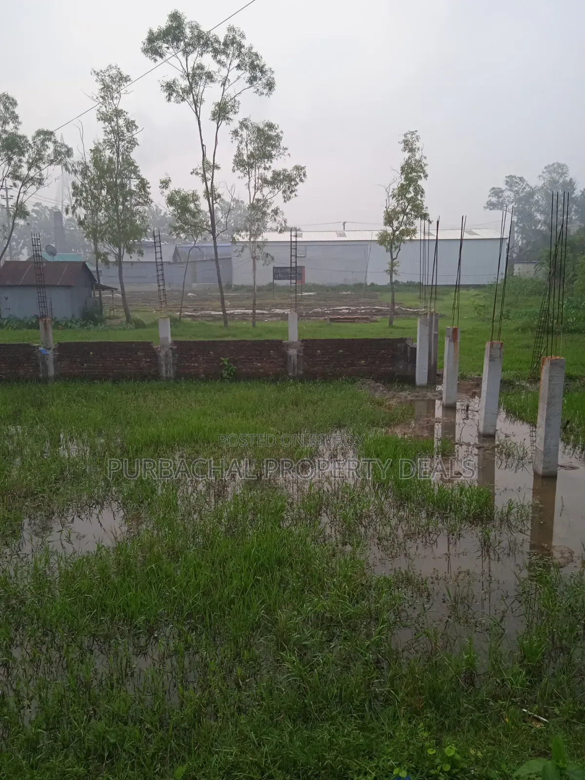 5 decimal land for sale adjacent to Demra-Kaliganj main road in Purbachal in Purbachal