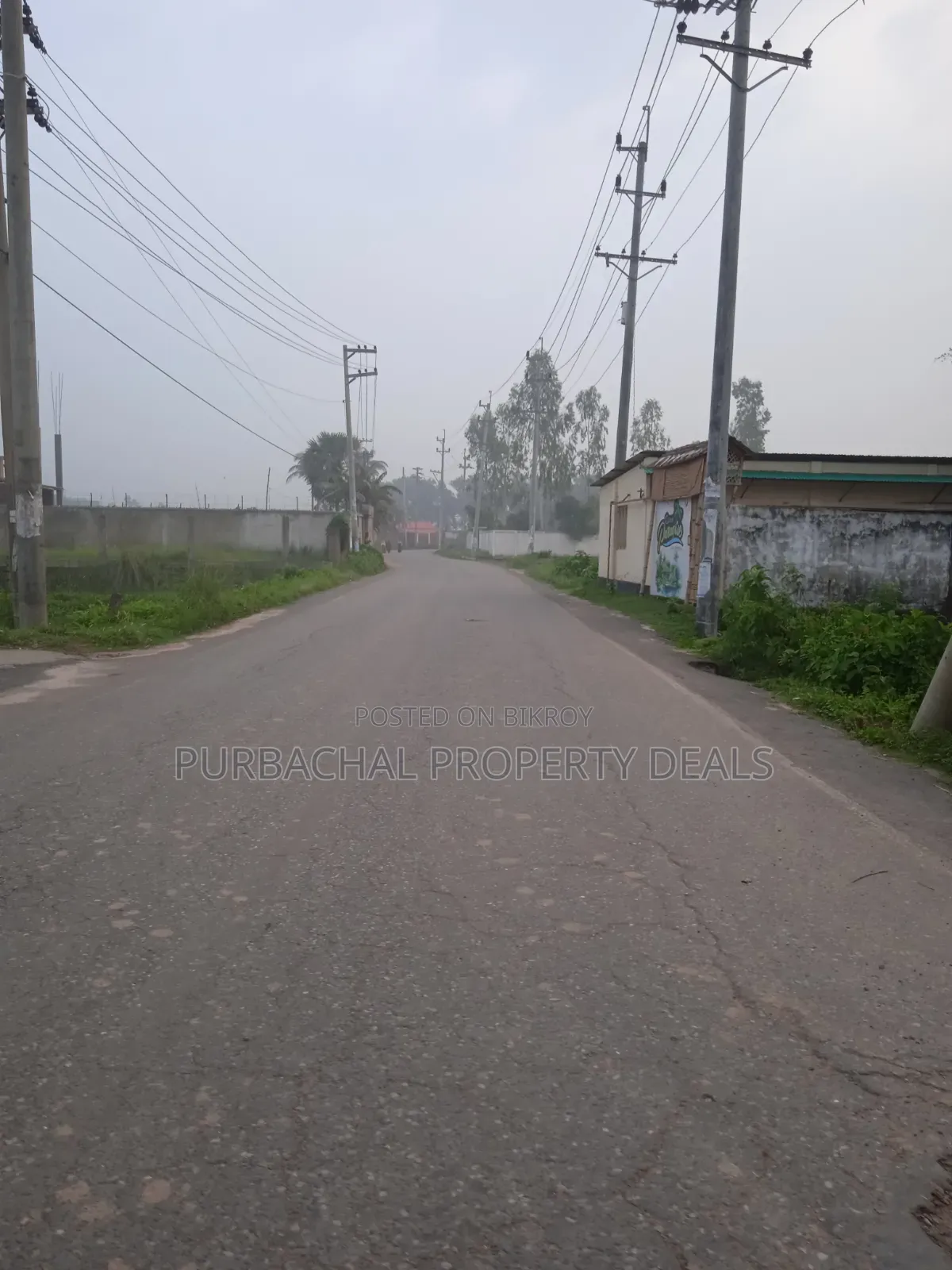 5 decimal land for sale adjacent to Demra-Kaliganj main road in Purbachal in Purbachal