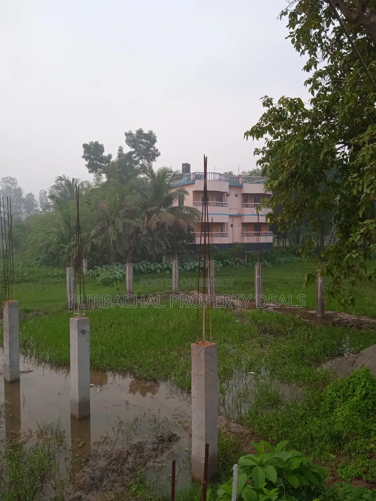 5 decimal land for sale adjacent to Demra-Kaliganj main road in Purbachal in Purbachal