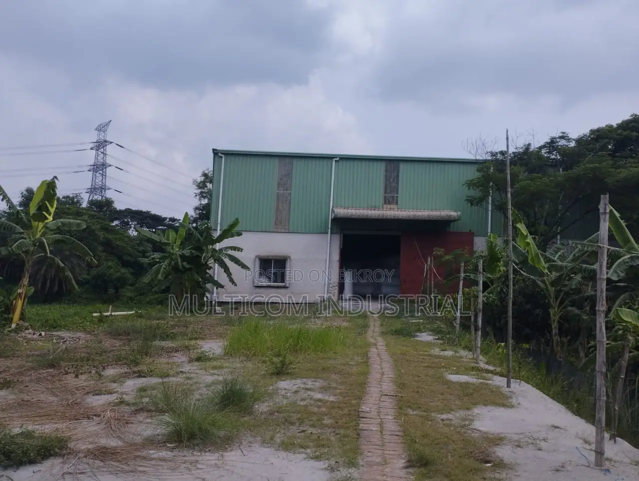 8.50 Bigha Land With 41,000 Sqft. Factory Shed 35,000 At City Bypas in Kaliakair