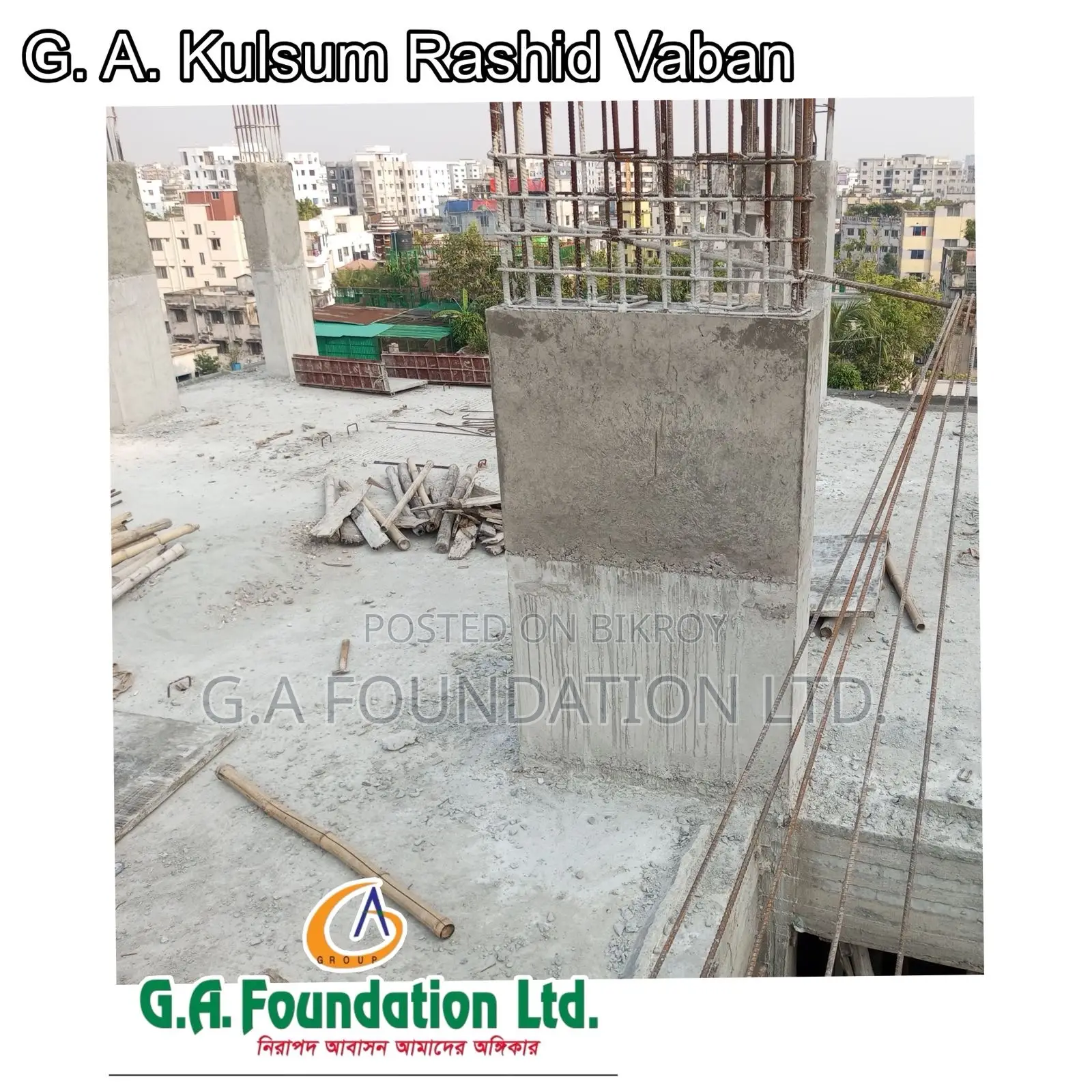 3bdrm Apartment in G. A. Kulsum Rashid, Mirpur for Sale in Mirpur