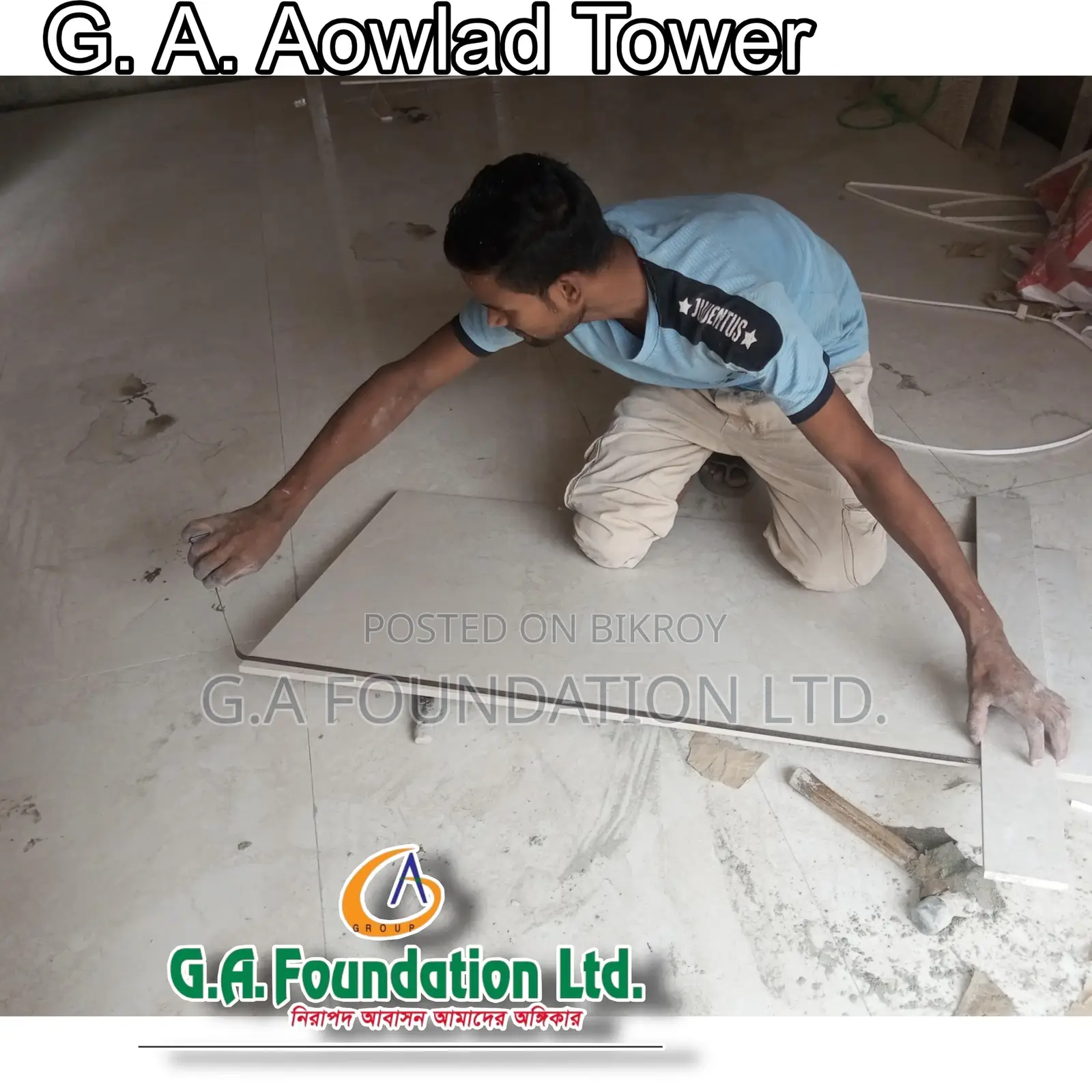 Furnished 3bdrm Apartment in G. A. Aowlad Tower, Mirpur for Sale in Mirpur