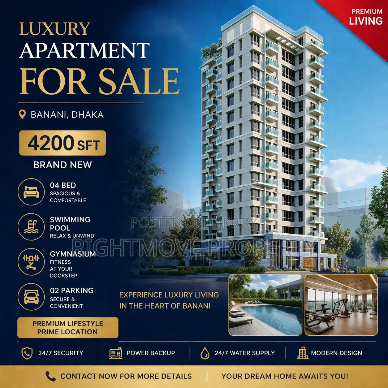 4-bedroom Apartment in Banani for Sale in Banani
