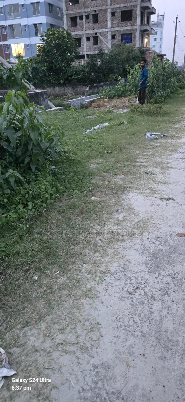 Plot for Sale on 60' Wide Road in RAJUK Uttara Block-K in Uttara