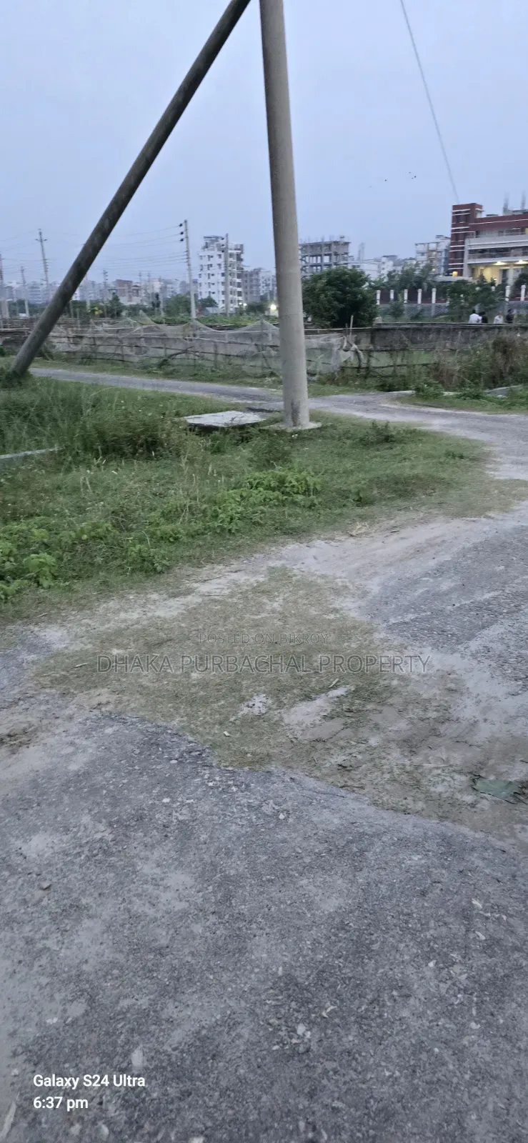 Plot for Sale on 60' Wide Road in RAJUK Uttara Block-K in Uttara