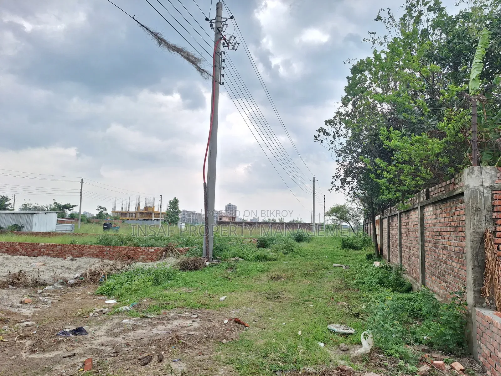 Land Sale 5 Katha Block-I Extention Bashundhara North Facing Nice View in Basundhara