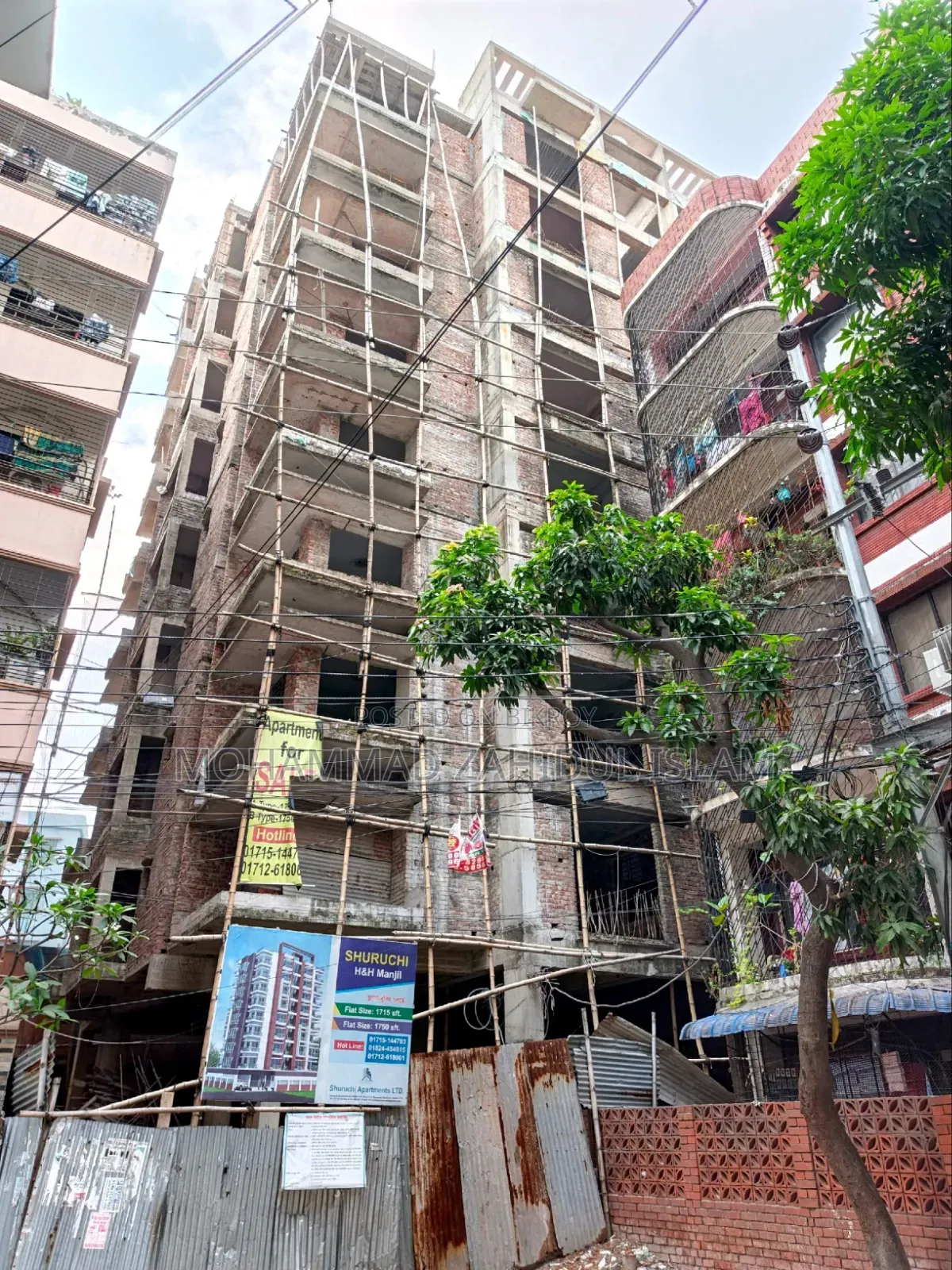 4bdrm Apartment in Shuruchi H H Manjil., Mohammadpur for Sale in Mohammadpur