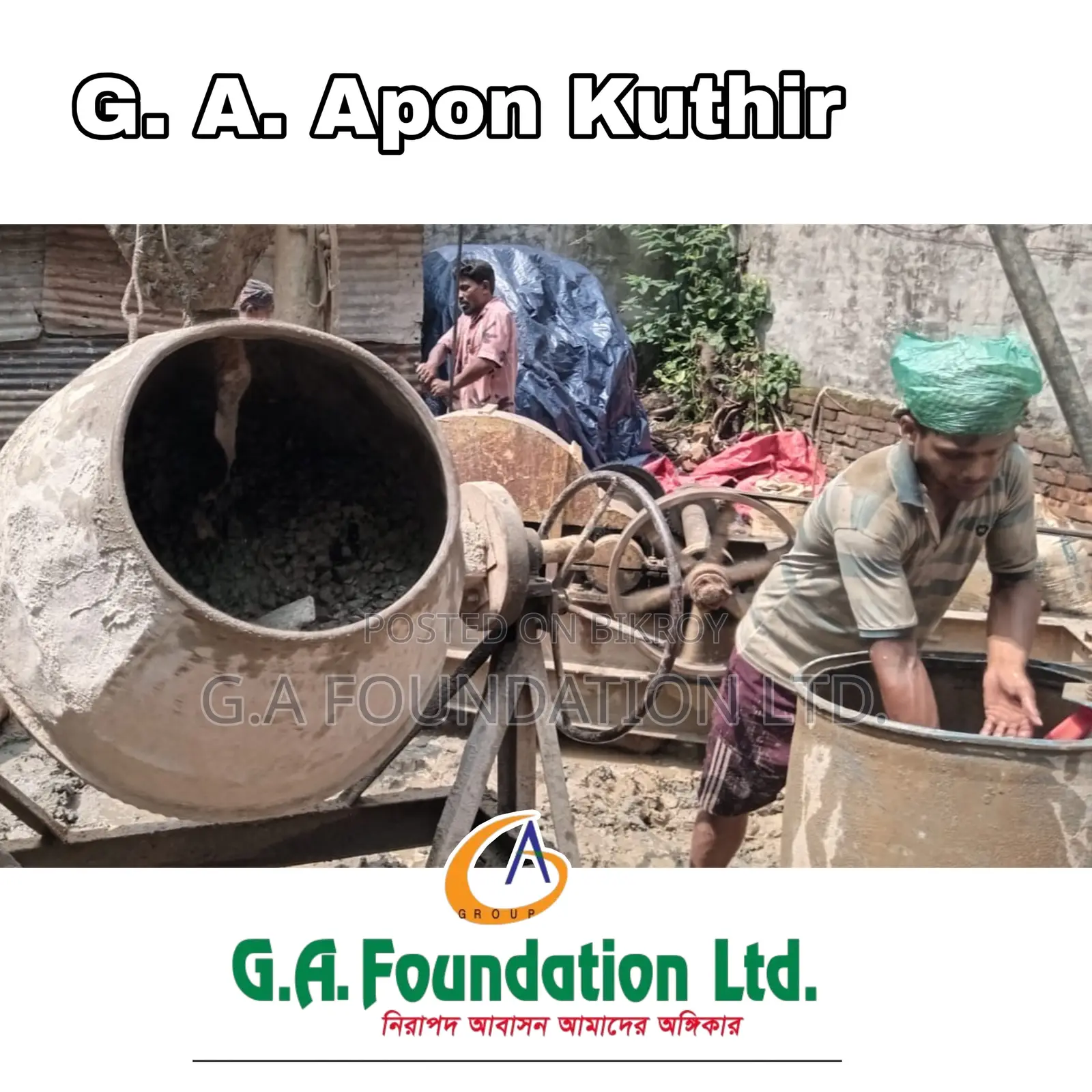 3bdrm Apartment in G. A. Apon Kuthir, Mirpur for Sale in Mirpur