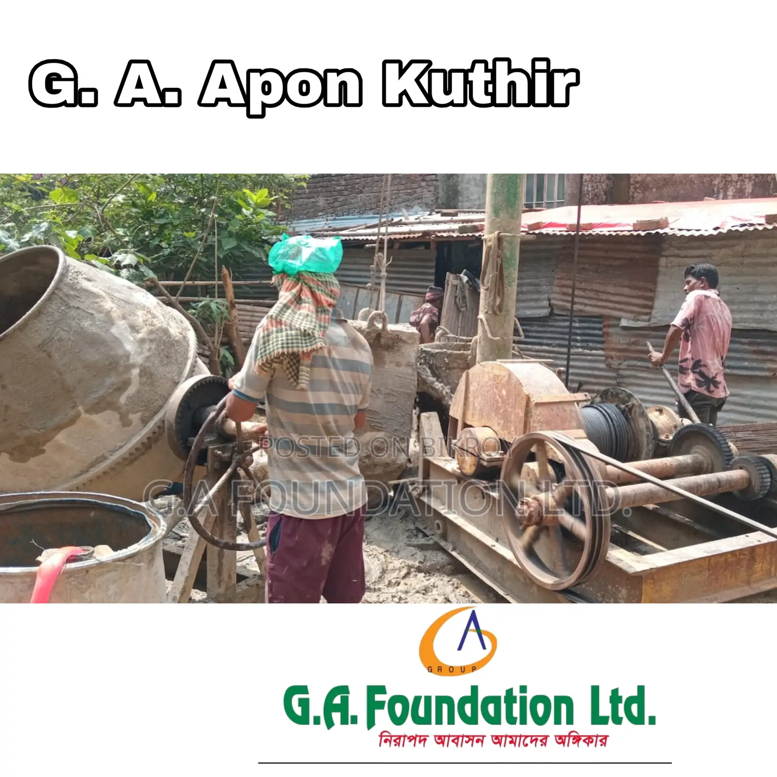 3bdrm Apartment in G. A. Apon Kuthir, Mirpur for Sale in Mirpur