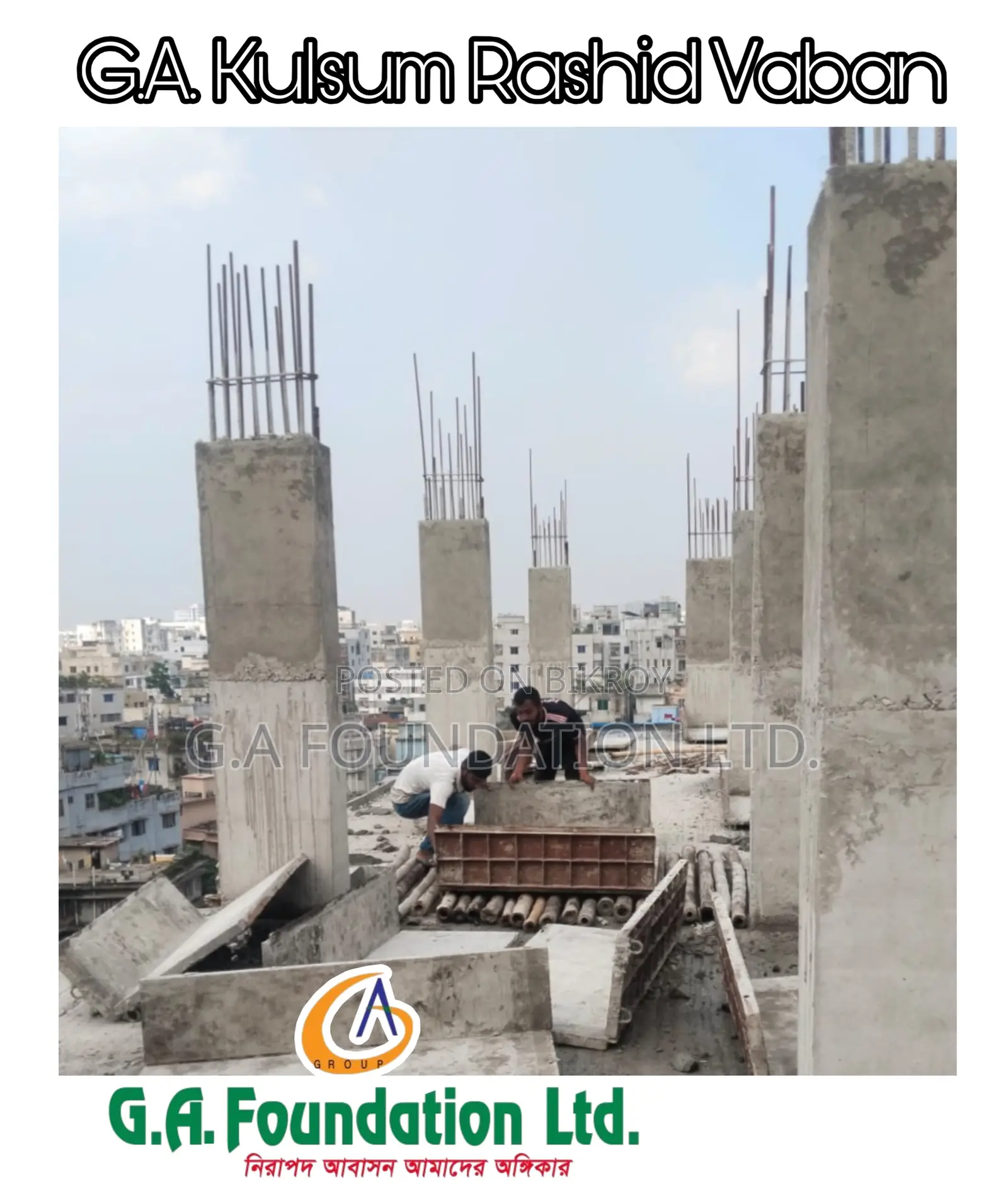 3bdrm Apartment in G. A. Kulsum Rashid, Mirpur for Sale in Mirpur