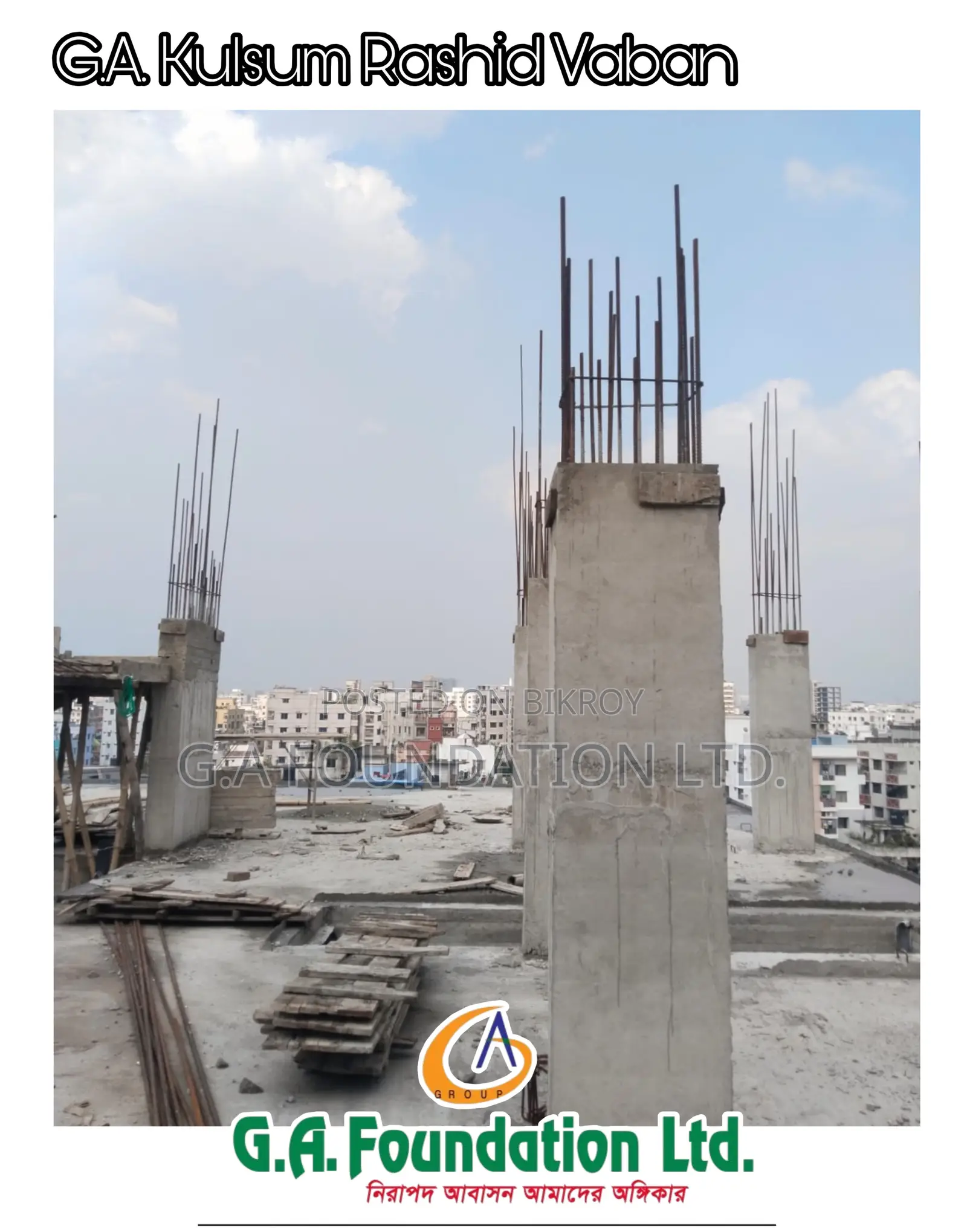 3bdrm Apartment in G. A. Kulsum Rashid, Mirpur for Sale in Mirpur