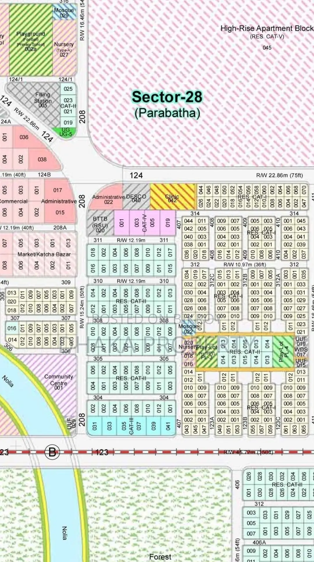 5 Katha Park Forest North at Sector-28 in Purbachal