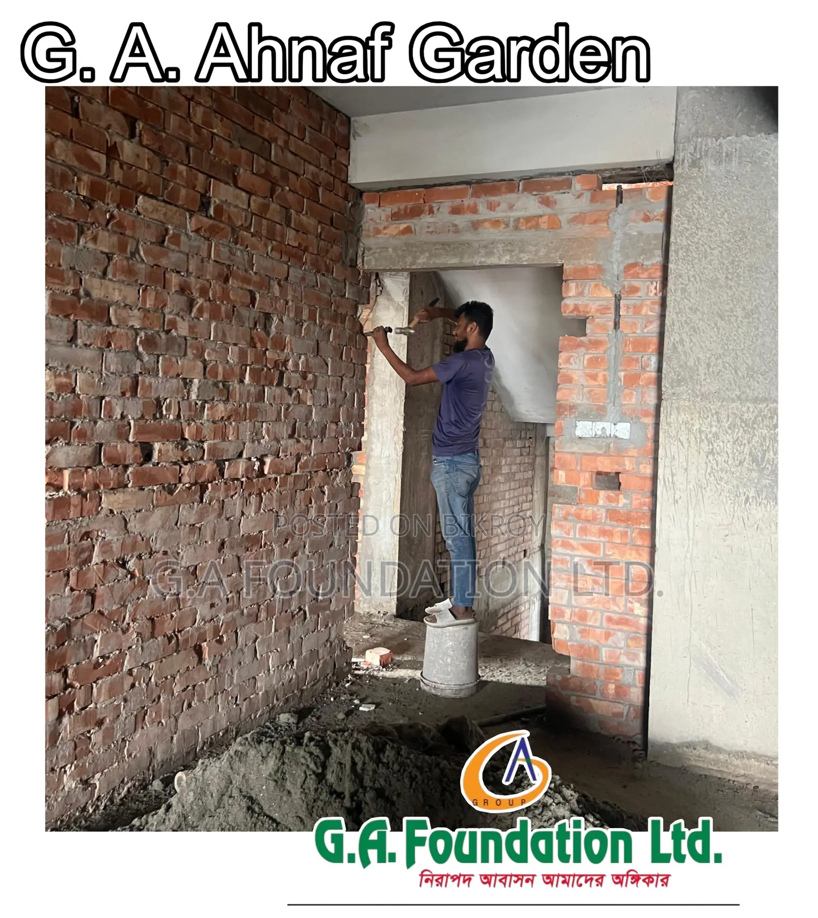 3bdrm Apartment in G. A. Ahnaf Garden, Mirpur for Sale in Mirpur