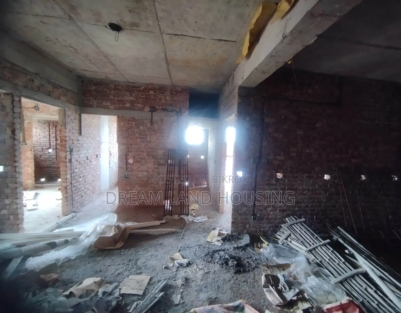 3 Bed, 3 Bath, 3 Balcony Flat (1350 sq ft) with Easy Installments in Uttara
