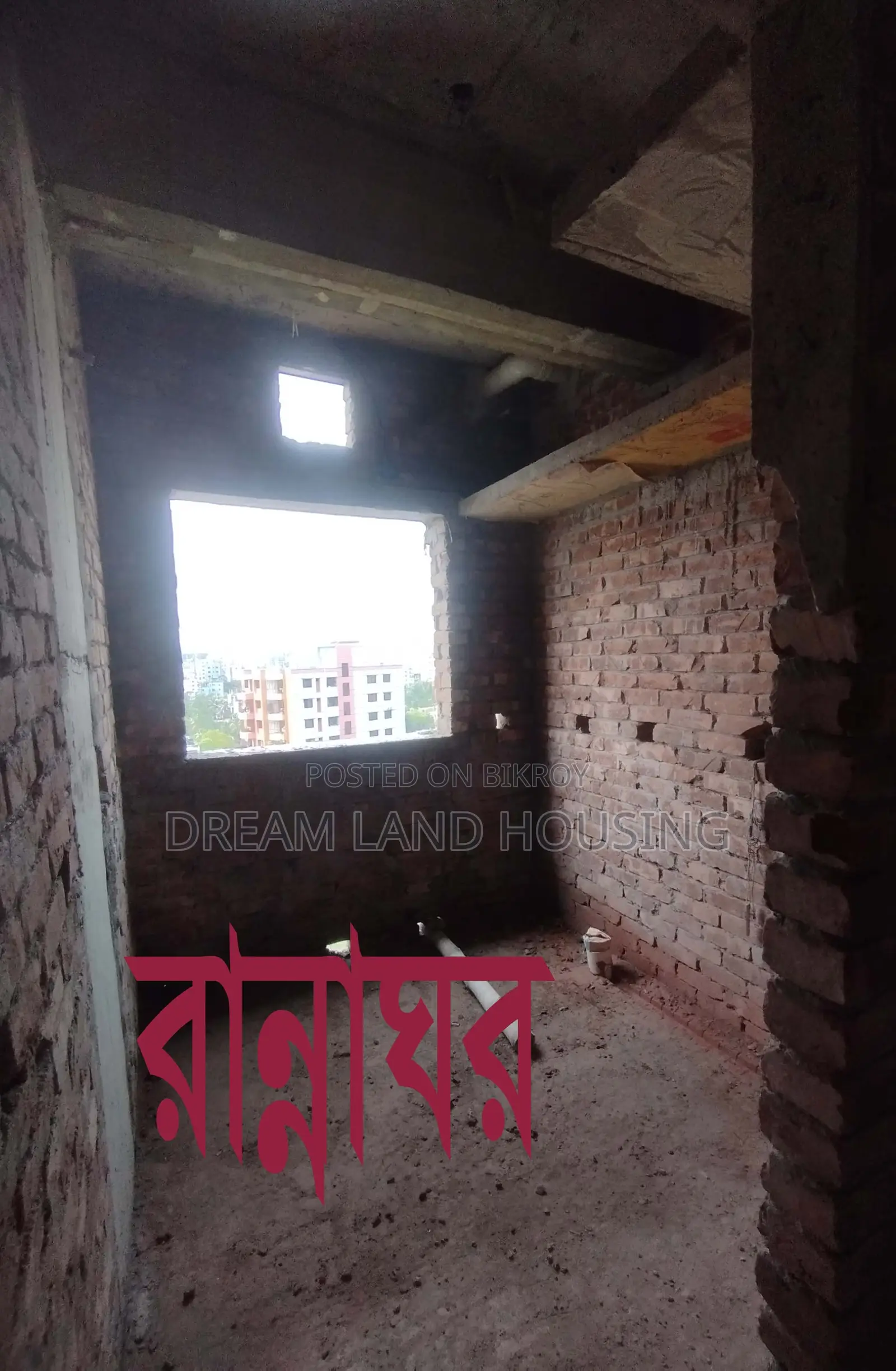 3 Bed, 3 Bath, 3 Balcony Flat (1350 sq ft) with Easy Installments in Uttara