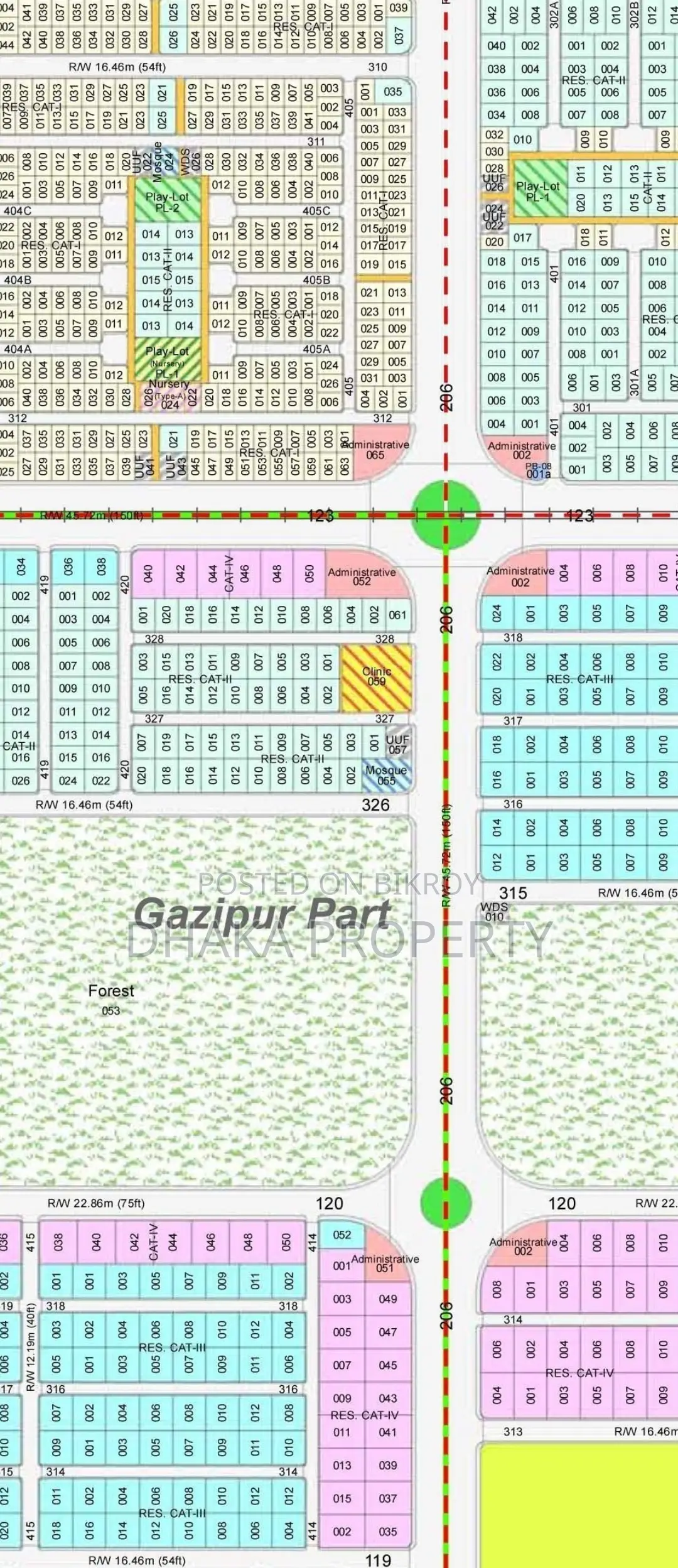 150ft Commercial 30 Katha North Sector25 in Purbachal