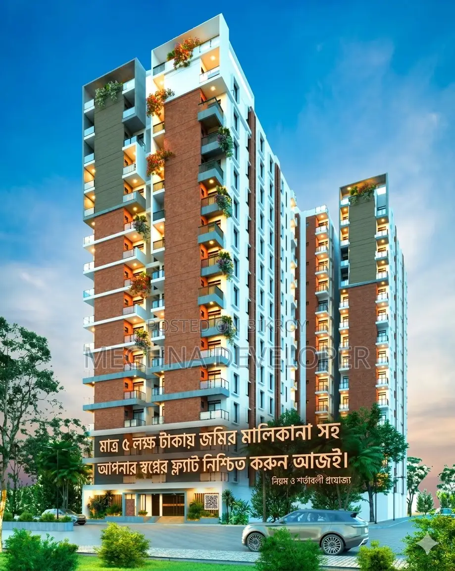 3bdrm Apartment in Meghna Developer, Nawdapara for Sale in Nawdapara