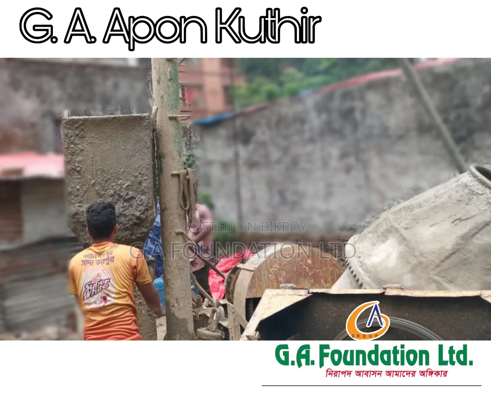 3bdrm Apartment in G. A. Apon Kuthir, Mirpur for Sale in Mirpur