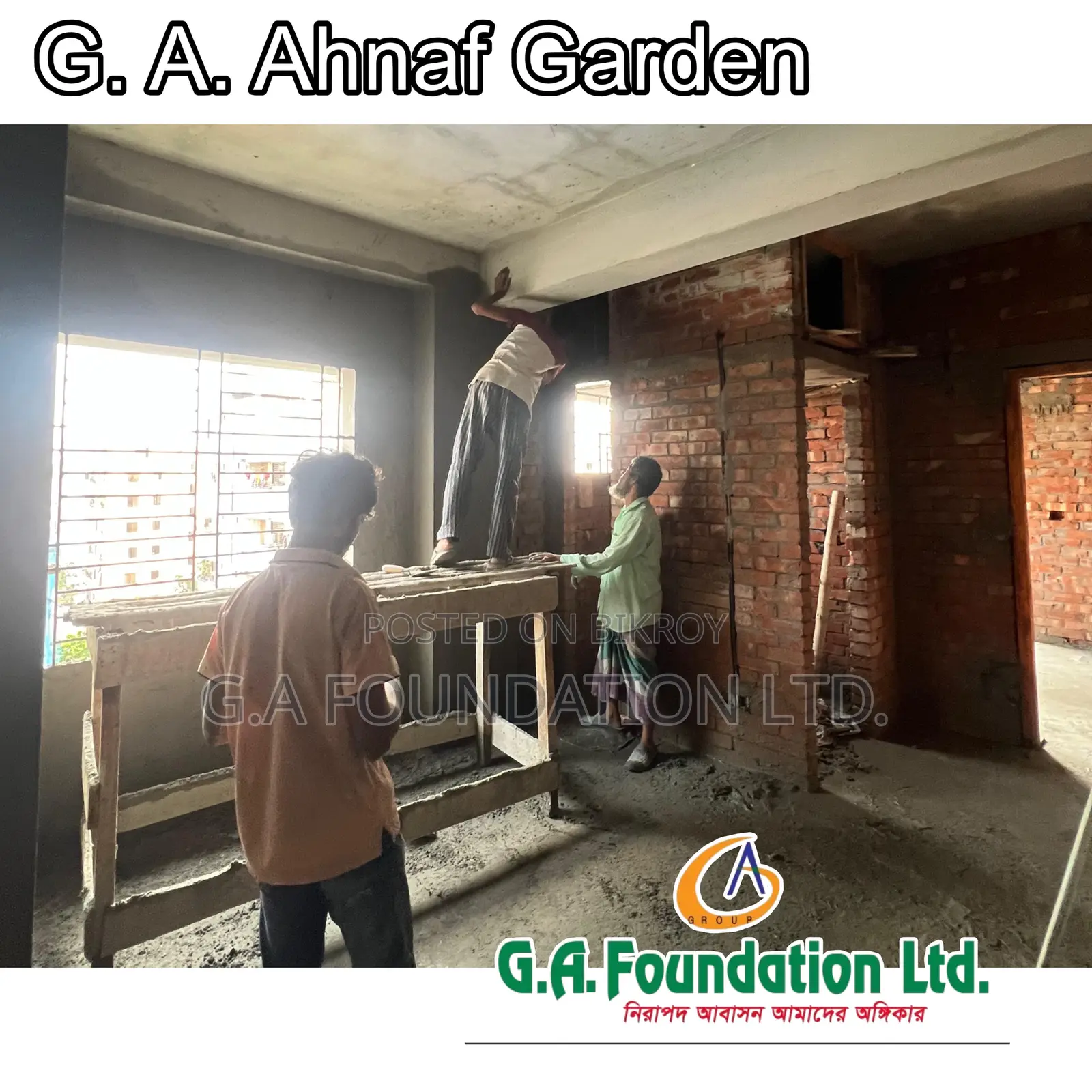 3bdrm Apartment in G. A. Ahnaf Garden, Mirpur for Sale in Mirpur