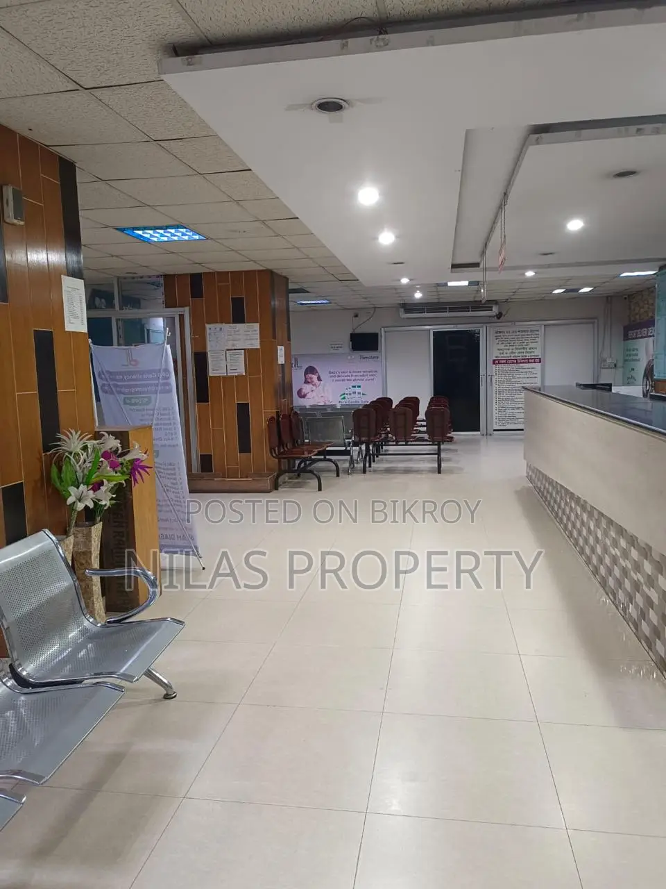 1st Floor Ready Setup Diagnostic Space For Rent in Dhanmondi