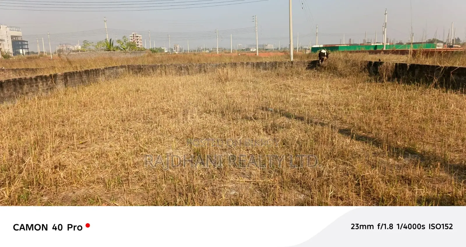 40 Katha Plot for Sale N Block Bashundhara Residential in Basundhara