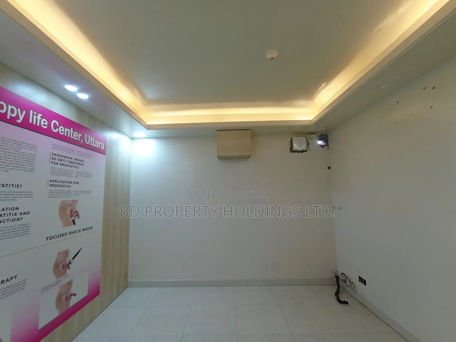 2600 SFT Full Interior Commercial Space for Rent in Uttara in Uttara