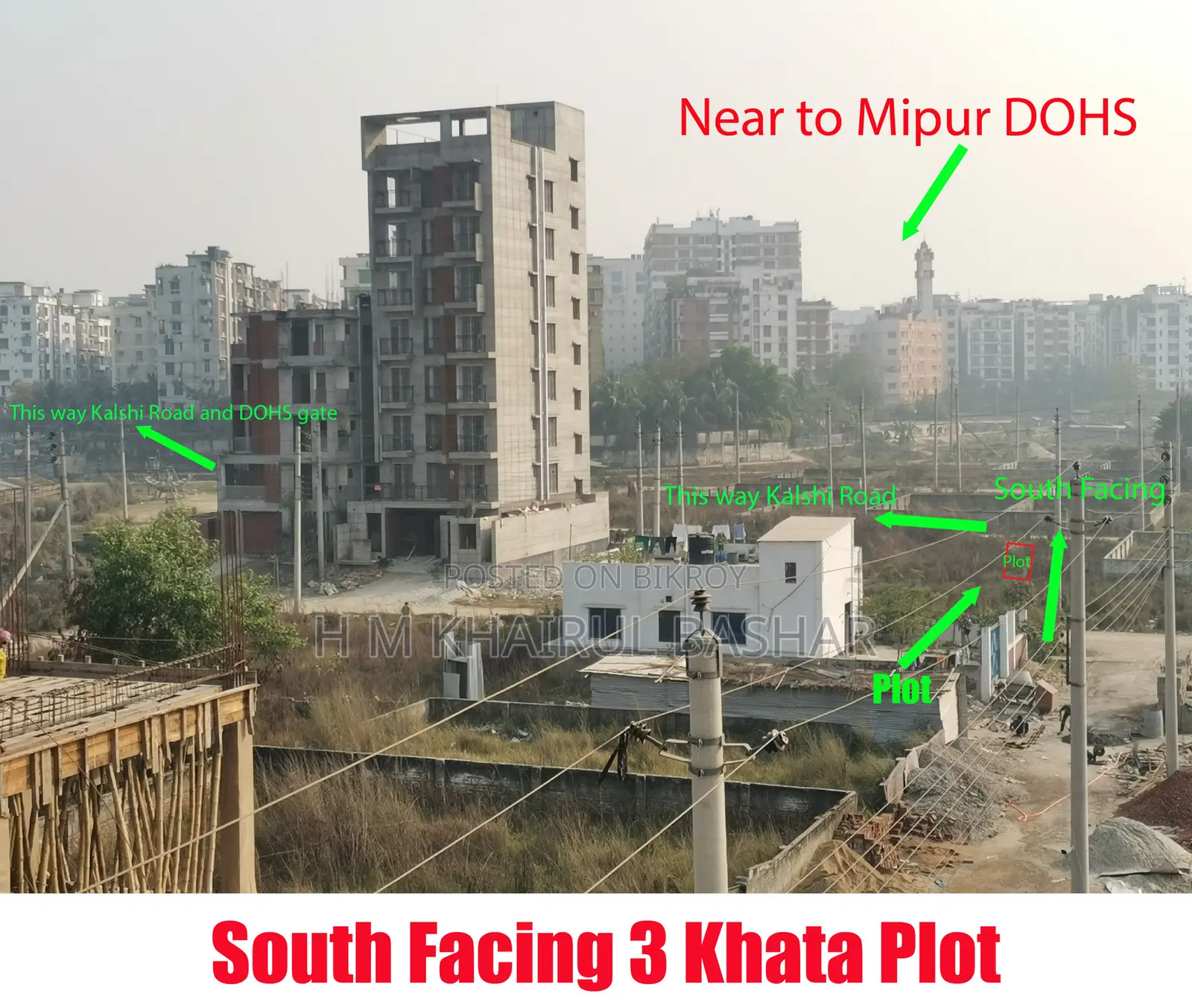 South Facing 3 Katha Land Sale in Uttara