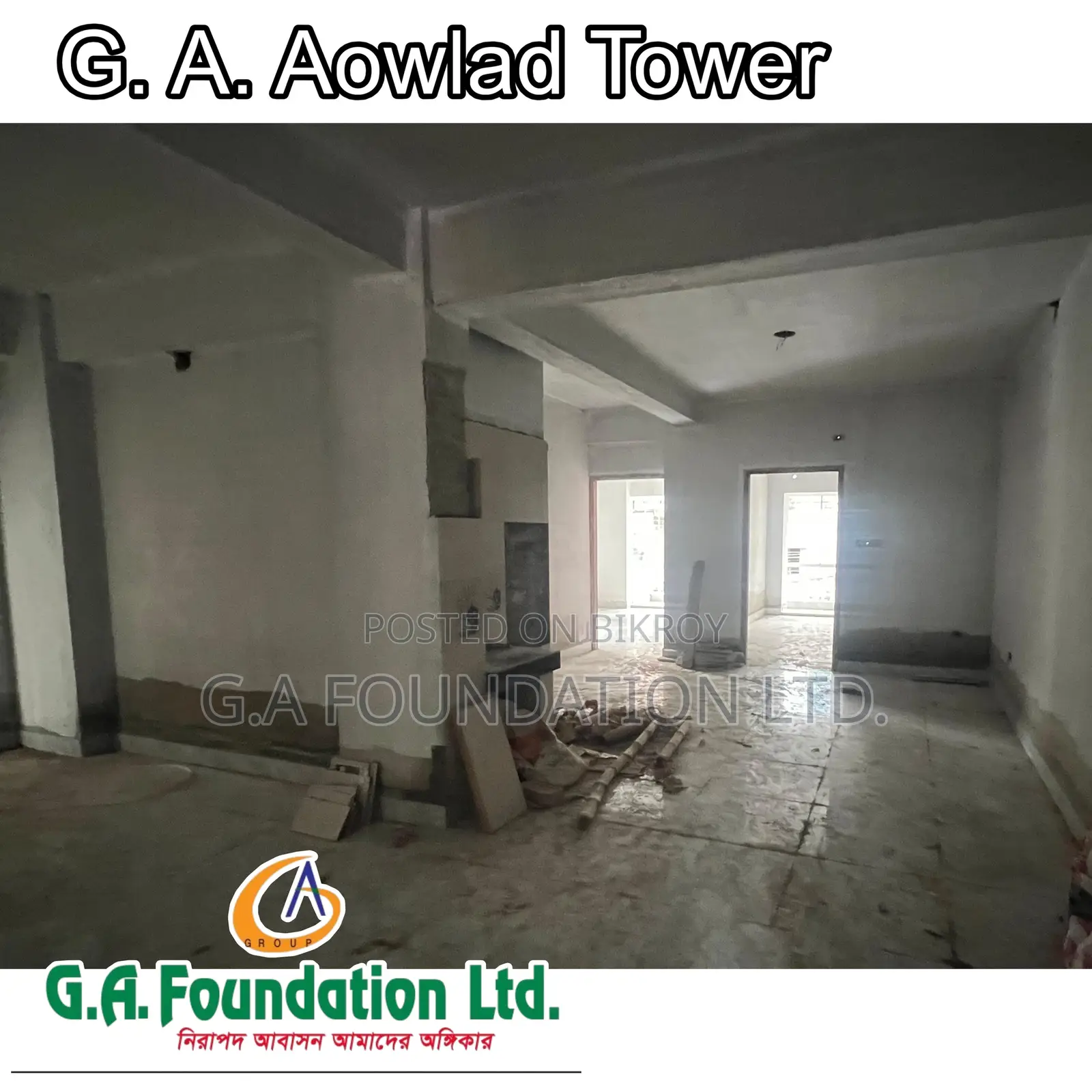 3bdrm Apartment in G. A. Aowlad Tower, Mirpur for Sale in Mirpur