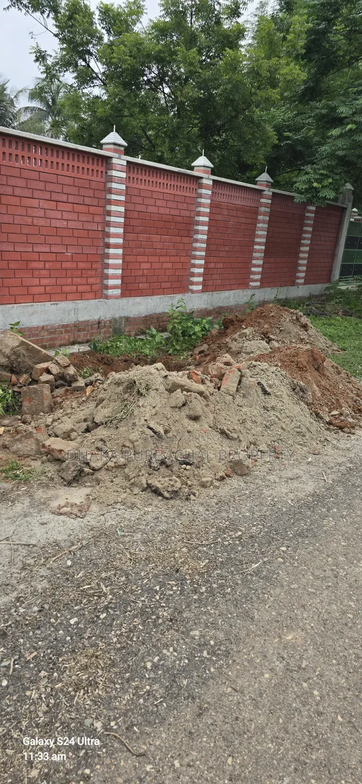 5 Katha East-Facing Boundary-Walled Plot for Sale in Purbachal Sector-14 in Purbachal