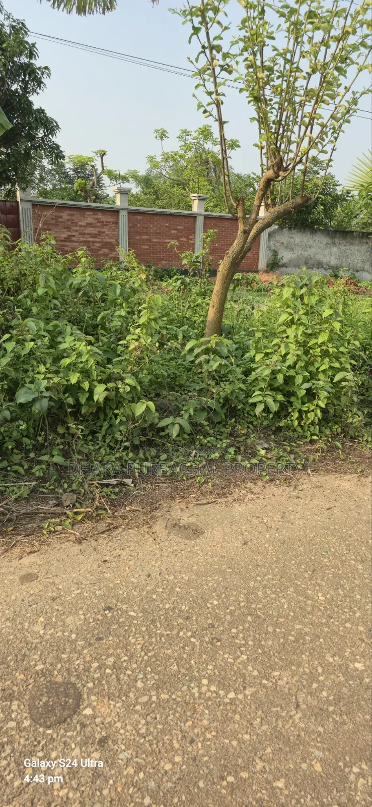 5 Katha East-Facing Boundary-Walled Plot for Sale in Purbachal Sector-14 in Purbachal