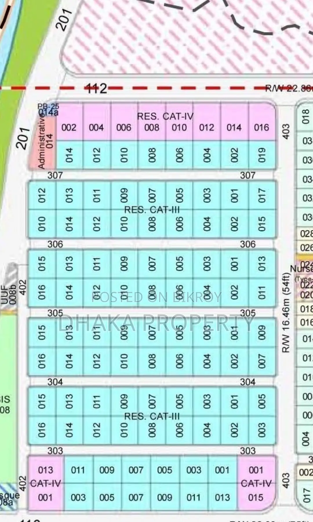 Near 300ft 7.5 Katha South at Sector-14 in Purbachal