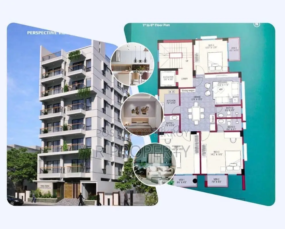 3bdrm Apartment in Uttara for sale in Uttara
