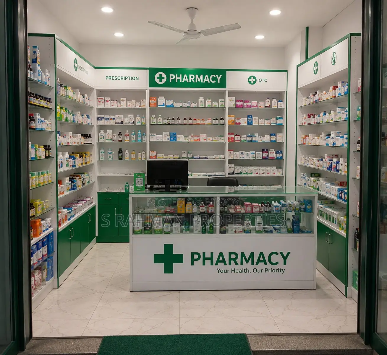 700-bed hospital space for sale next to Bashundhara Bazar Protidin. in Basundhara