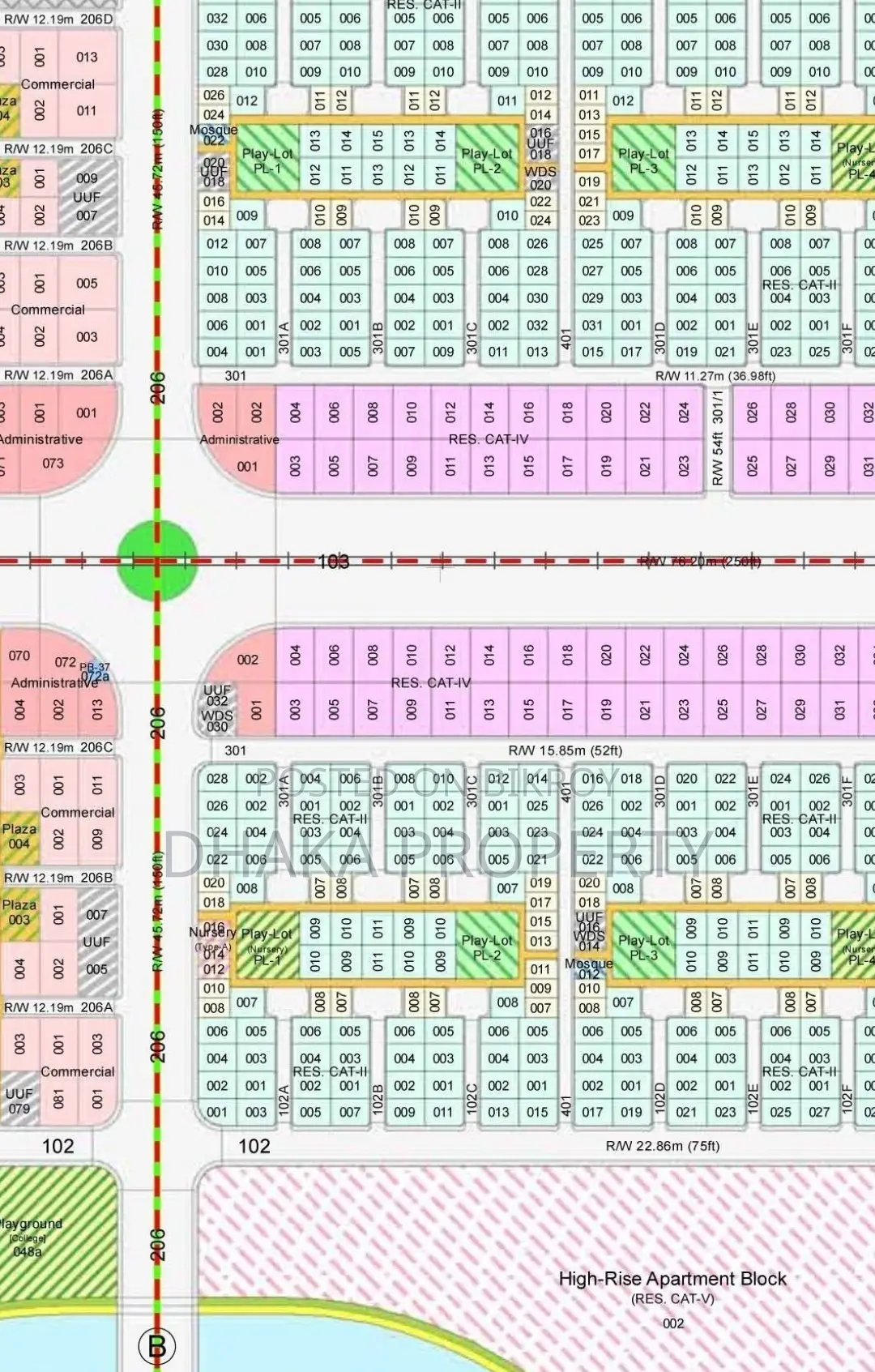 54ft Rd 10 Katha Near 300ft South Sector-2 in Uttara