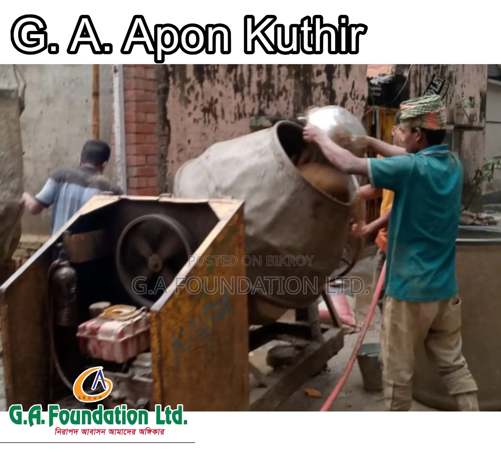 3bdrm Apartment in G. A. Apon Kuthir, Mirpur for Sale in Mirpur