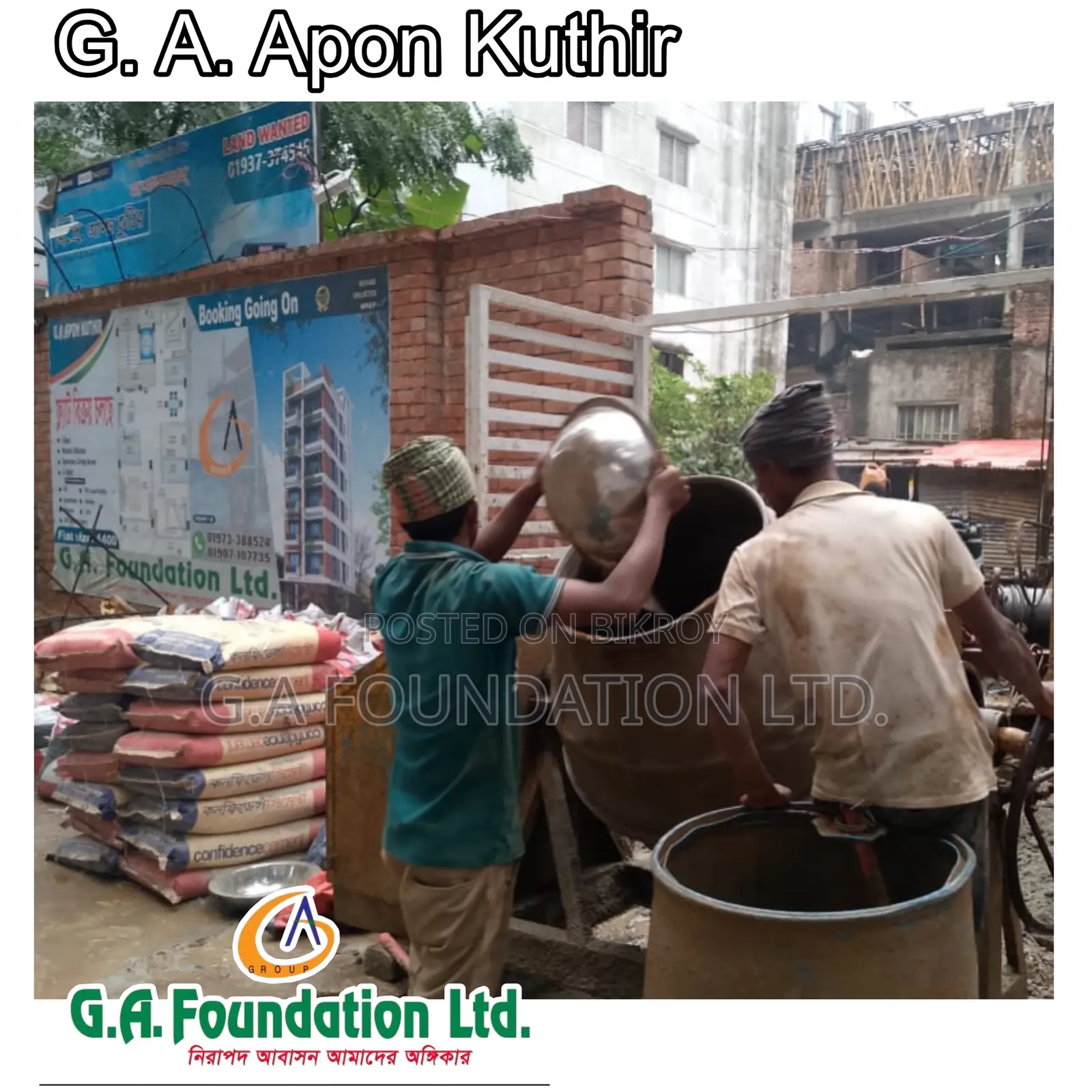 3bdrm Apartment in G. A. Apon Kuthir, Mirpur for Sale in Mirpur