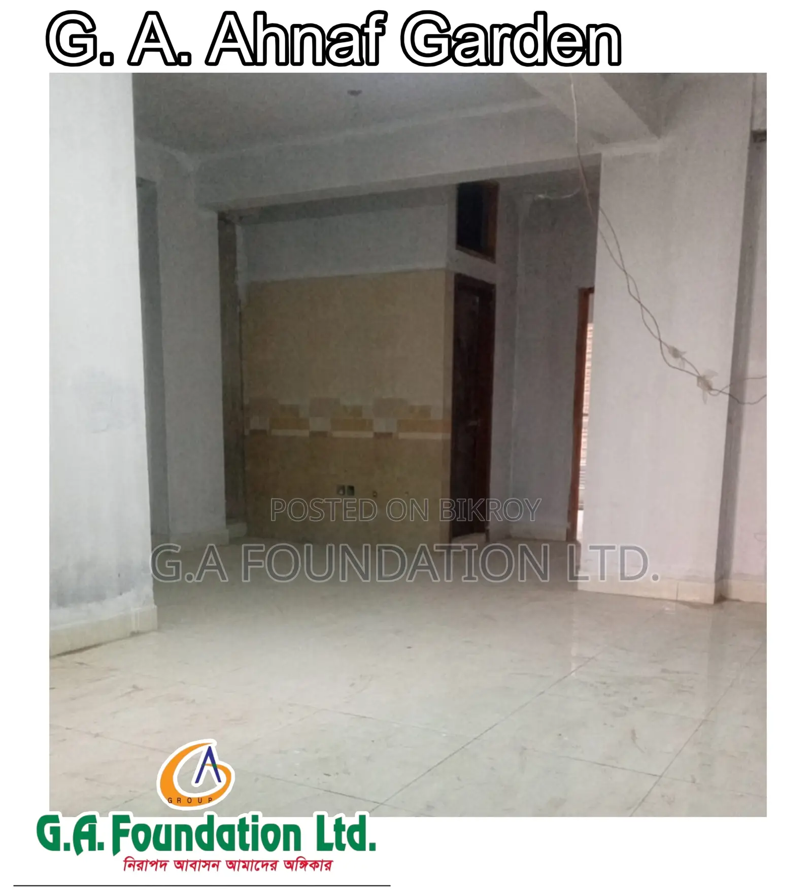 3bdrm Apartment in G. A. Ahnaf Garden, Mirpur for Sale in Mirpur