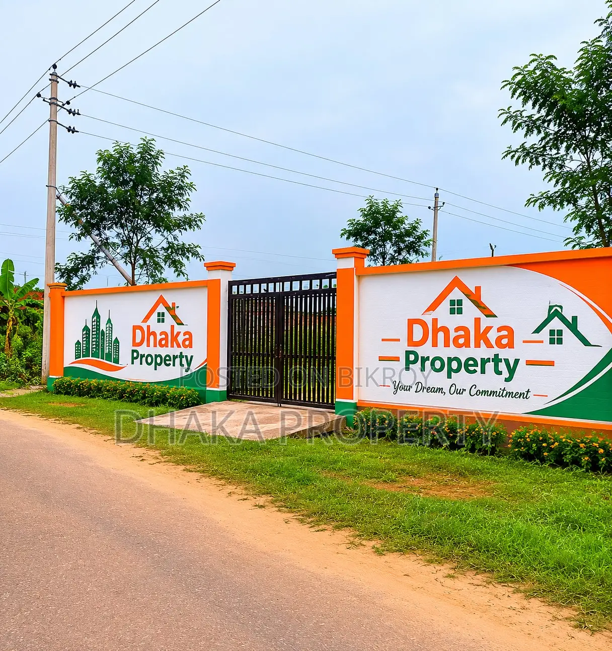 30/75ft Corner 5 Katha South/East at Sector-8 in Purbachal
