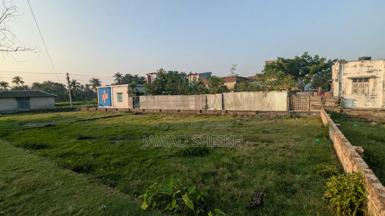 Residential plot for sale measuring 2.5 to 5 decimals with 3-sided and 2-sided road access in Horintana Thana