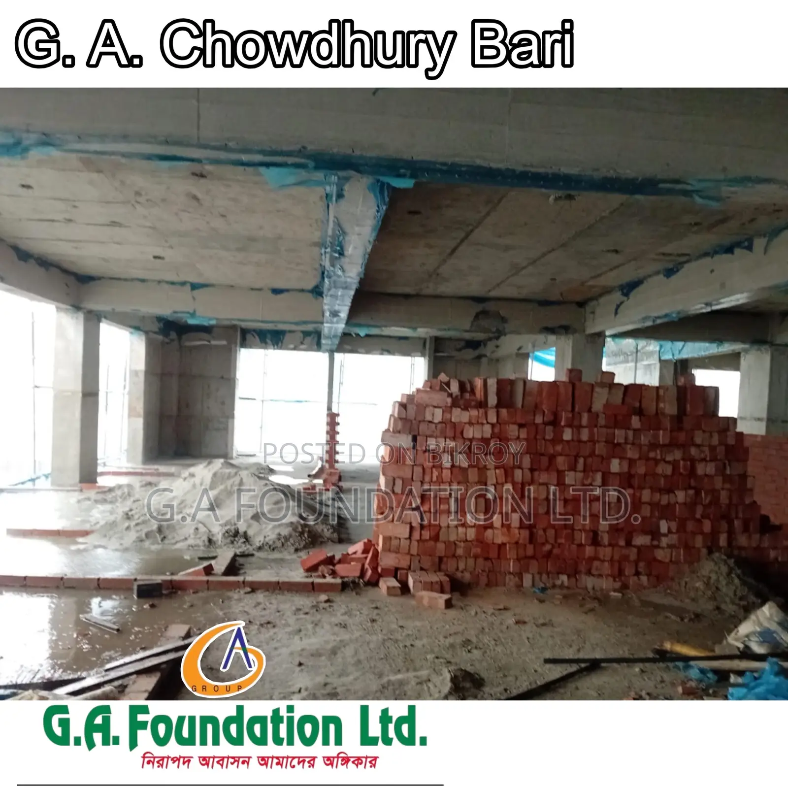 3-Bedroom Apartment in G. A. Chowdhury Bari, Mirpur for Sale in Mirpur