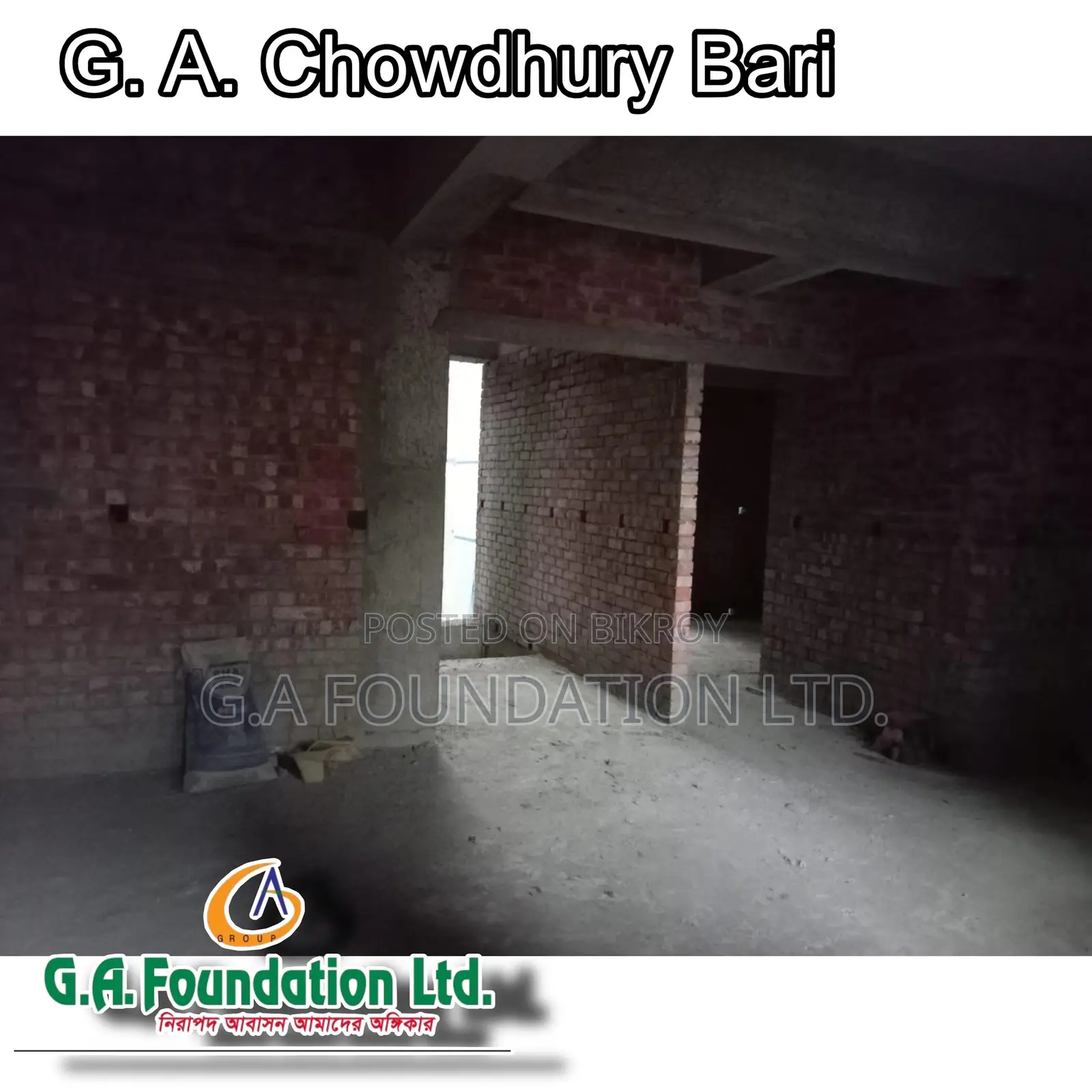 3-Bedroom Apartment in G. A. Chowdhury Bari, Mirpur for Sale in Mirpur