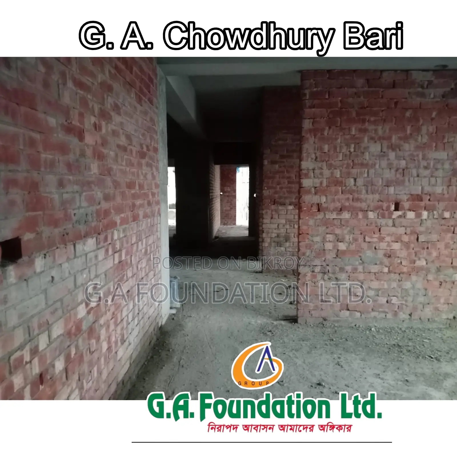 3-Bedroom Apartment in G. A. Chowdhury Bari, Mirpur for Sale in Mirpur