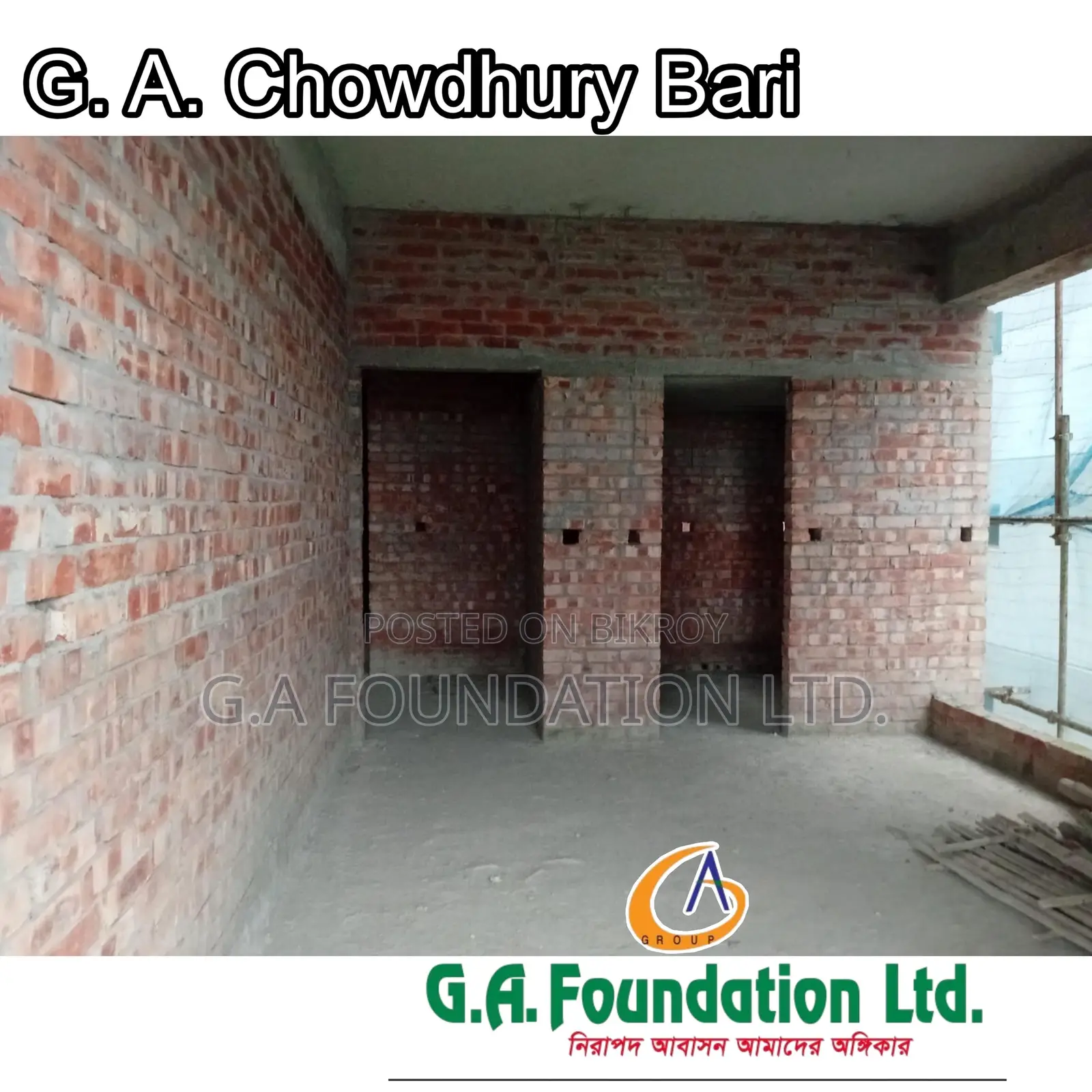 3-Bedroom Apartment in G. A. Chowdhury Bari, Mirpur for Sale in Mirpur